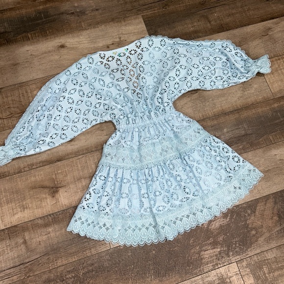 WAIMARI Amante sky blue mini dress - Picture 7 of 7